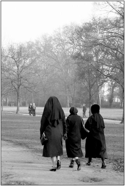 <em>Nuns walking, Hyde Park</em>
