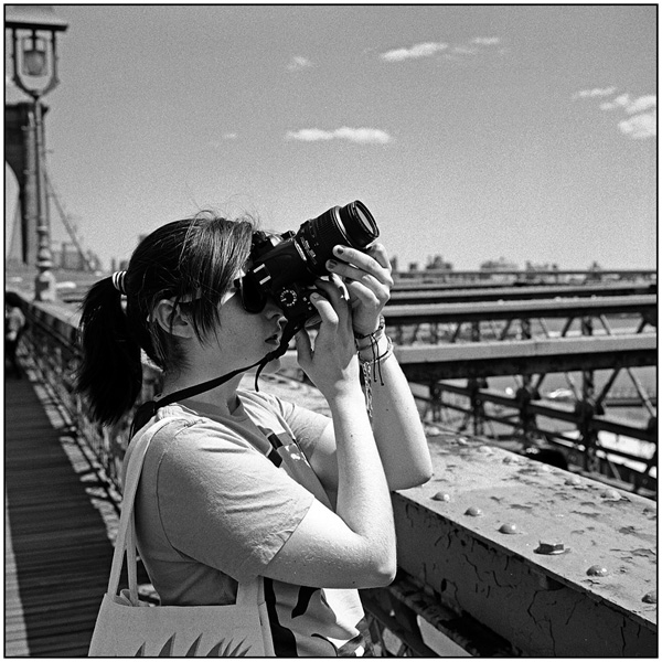<em>Photographer, Brooklyn Bridge, 4th July 2010</em>
